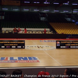 Retour triomphal des joueurs de Cholet Basket Pro A 2010